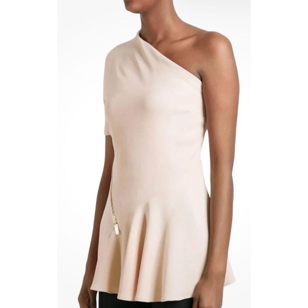 STELLA MCCARTNEY ONE SHOULDER TOP in PINK NWOT Size 38/